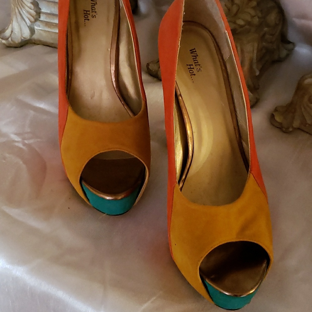 Multi color stilettos